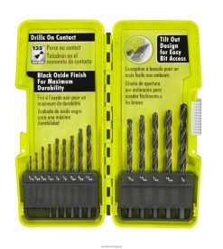 аксесоари бг RYOBI 14 бр. комплект свредла от черен оксид 6HNVZ2792