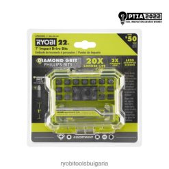 аксесоари бг RYOBI 22 бр. 1 диамантено зърнени ударни накрайници 6HNVZ2840