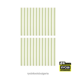 аксесоари бг RYOBI 24 бр. мини светещи в тъмното лепилни пръчици 6HNVZ2742