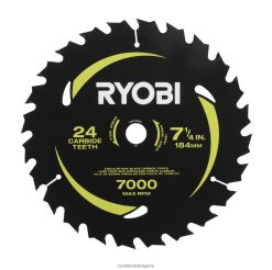 аксесоари бг RYOBI 7-1/4 x 24t карбидни зъби с тънък циркулярен трион 6HNVZ2724