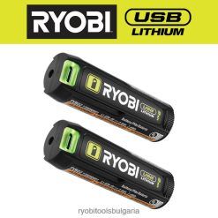 батерии и зарядни устройства бг RYOBI usb литиева 2ah литиева акумулаторна батерия (2 пакета) 6HNVZ2709