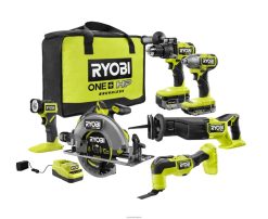 електрически инструменти бг RYOBI 18v безчетков комбиниран комплект с 6 инструмента 6HNVZ2871