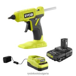 електрически инструменти бг RYOBI 18v един+ комплект пистолет за лепило 6HNVZ2142