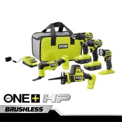 електрически инструменти бг RYOBI 18v one+ hp безчетков комплект с 5 инструмента 6HNVZ2859