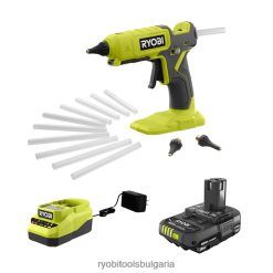 електрически инструменти бг RYOBI Комплект пистолет за лепило 18v one+ с двойна температура 6HNVZ2147