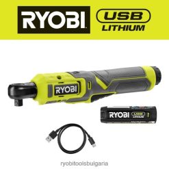 електрически инструменти бг RYOBI usb lithium 3/8 тресчотка комплект 6HNVZ253