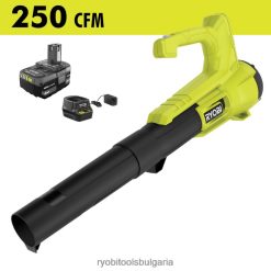 на открито бг RYOBI 18v one+ 250 cfm комплект вентилатор/метачка 6HNVZ2312