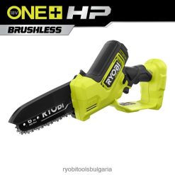 на открито бг RYOBI 18v one+ hp 6 компактен безчетков верижен трион за подрязване 6HNVZ2353