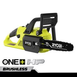 на открито бг RYOBI 18v one+ hp безчетков 10 верижен трион с 4ah батерия и зарядно устройство 6HNVZ2363
