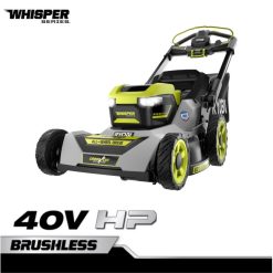 на открито бг RYOBI 40v к.с. безчеткови шепот серия самоходни awd многоножни 21 комплект косачки за трева 6HNVZ2236