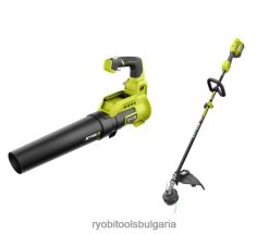 на открито бг RYOBI 40v комплект тример и духалка 6HNVZ2420
