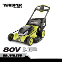 на открито бг RYOBI 80v к.с. безчеткова самоходна косачка whisper серия 30 с напречно рязане 6HNVZ2233