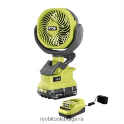 осветление начин на живот и отдих бг RYOBI 18v комплект вентилатори с една + 4 скоби 6HNVZ2501